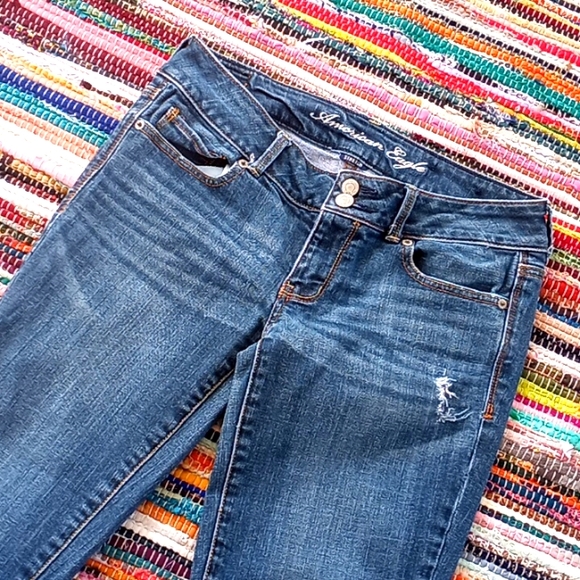 American Eagle Outfitters Denim - American Eagle Artist Distressed Capri Denim Jeans- #1579